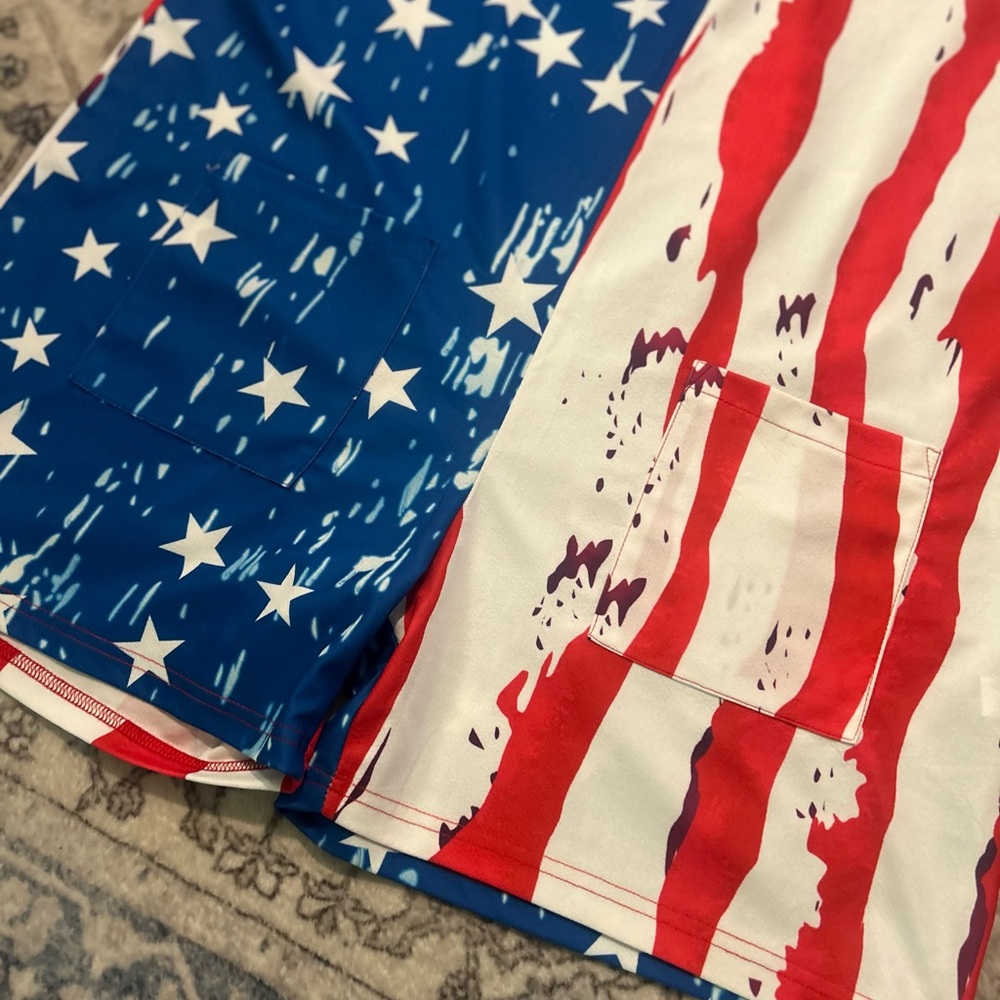 Patriotic Star and Stripe Romper - Picture 6 of 11